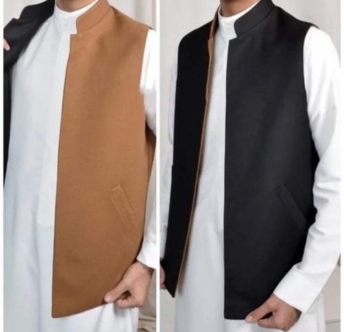 سديري دبل فيس بلون جملي اسود