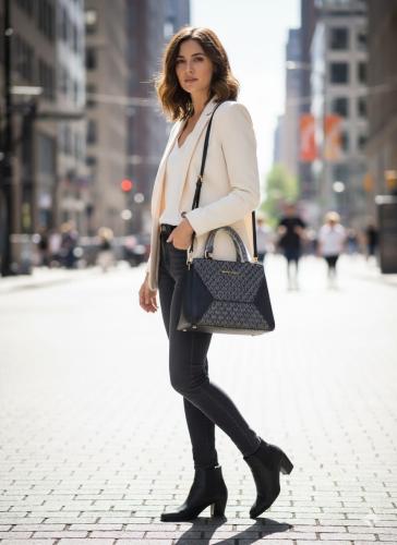 شنطة يد فاخرة بتصميم كلاسيكي عصري