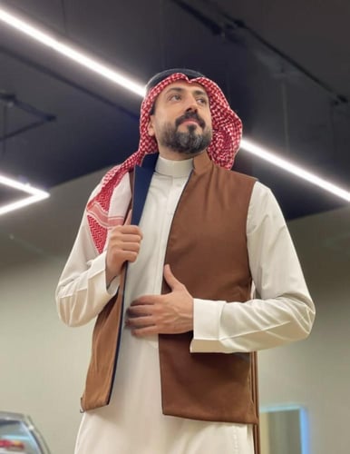 سديري دبل فيس بلون جملي كحلي