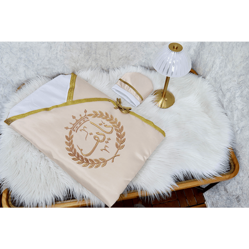 مدس مواليد مع طاقيه بإسم المولود