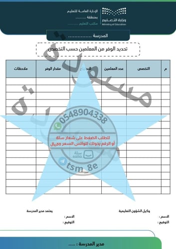 بنات خطة شاغلي الوظائف التعليمية 1447هـ