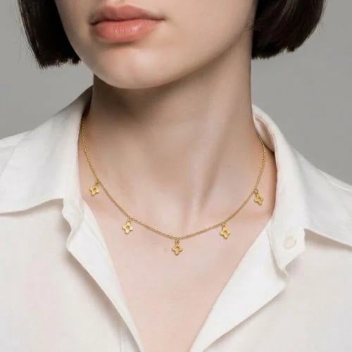 شوكر ذهب عيار 21 وزن 0.8 جرام
