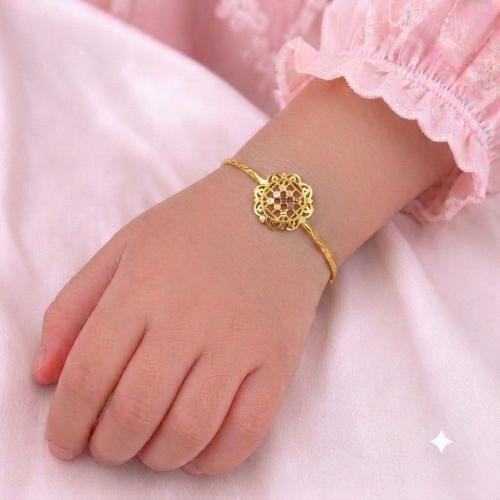 اسوارة اطفال ذهب عيار 21 وزن 2.88 جرام