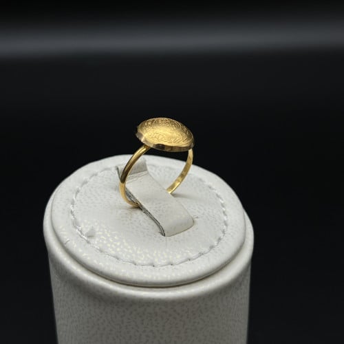 خاتم ذهب عيار 21 وزن 1.64 جرام