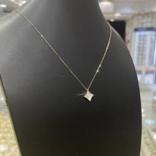 عقد ذهب ناعم عيار 18 وزن 0.6 جرام