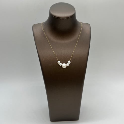 عقد (فشار) ذهب عيار 18 الوزن : 0.45 جرام تقريباً