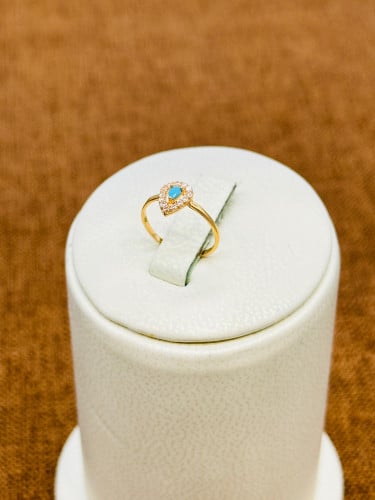 خاتم ذهب أطفال عيار 21 الوزن 0.7 جرام