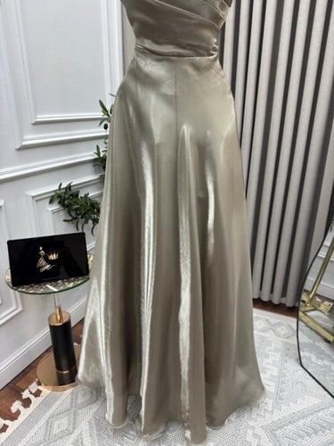 فستان سهره جازار لمعه