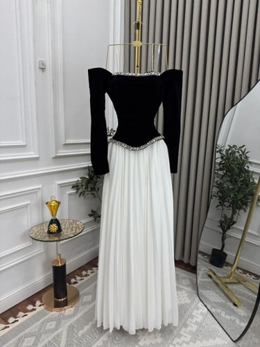 فستان سهره جوخ مطرز