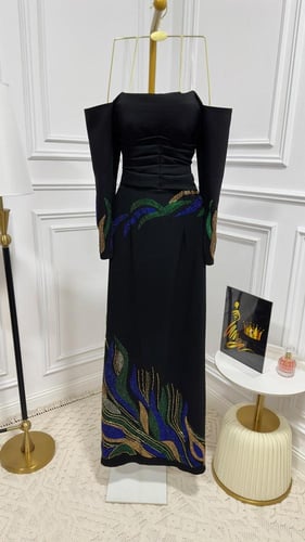 فستان ميار مطرز