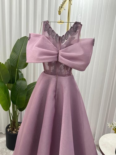 فستان جازار راقي مطرز