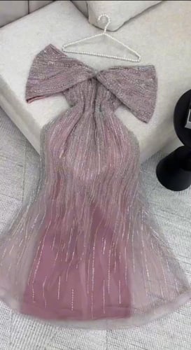 فستان سهره راقي مطرز