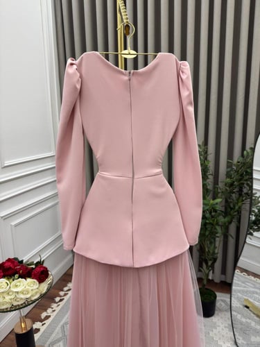 فستان بكسرات رافي