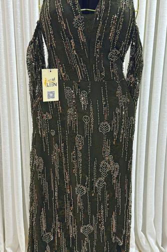 فستان سهره زيتي