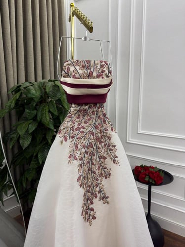 فستان جازار كلفه خرز