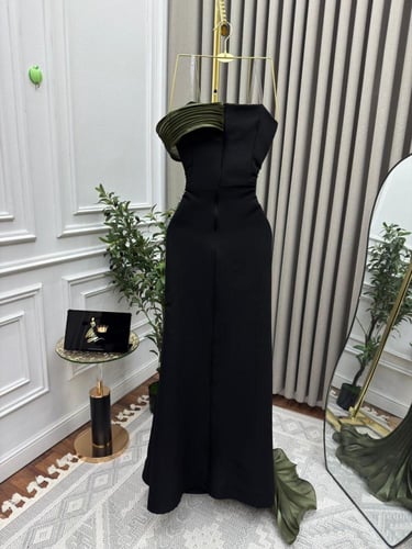 فستان سهره زيتي بوليسيه