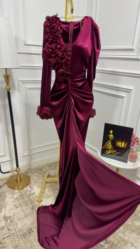 فستان ريناد احمر