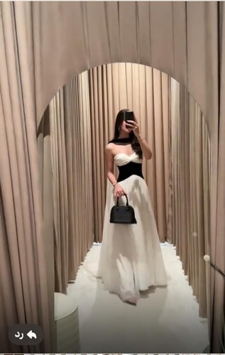 فستان شيفون راقي