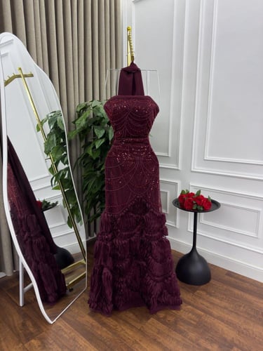 فستان سهره راقي اللوان متعدده