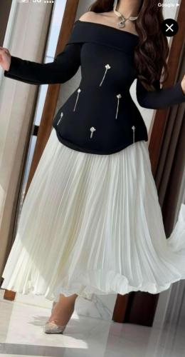 فستان ناعم كم