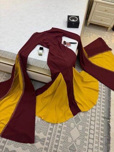 جلابية وطني عسيري مطرز