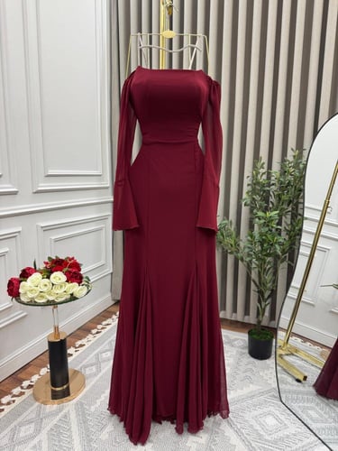 فستان ناعم لونين