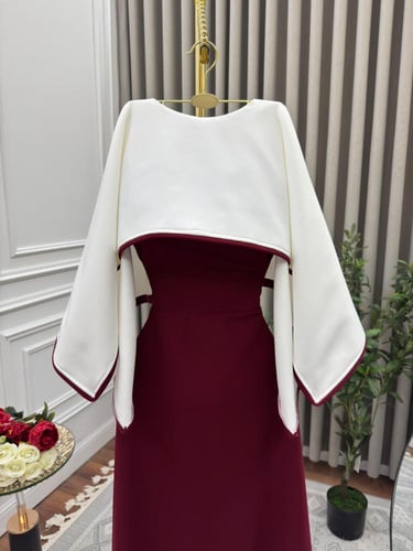 فستان باربي امتزاج الالوان