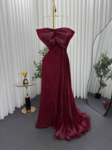 فستان سهره برغندي