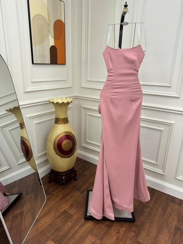 فستان ميار فستان زهري طويل