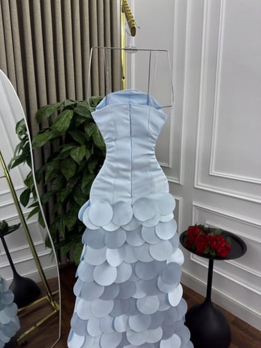 فستان ميكادو سماوي راقي