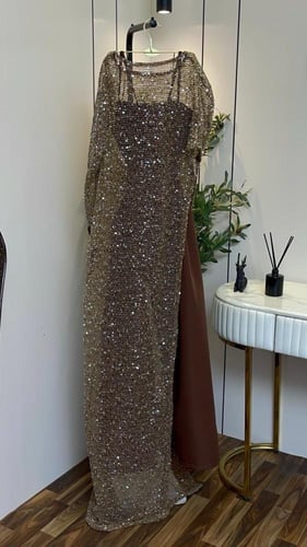 فستان قطعيتن بنطول