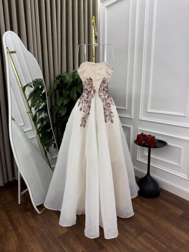 فستان جازار كلفه خرز