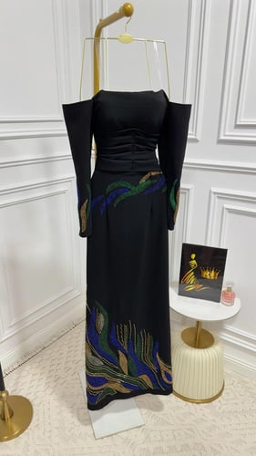 فستان ميار مطرز