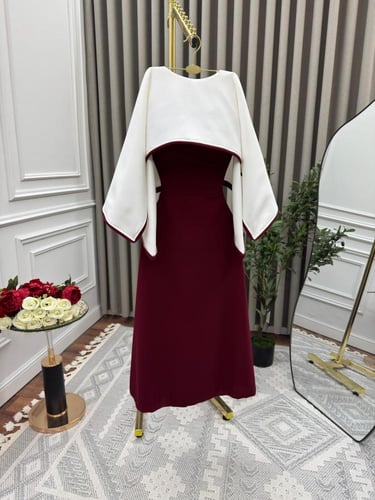 فستان باربي امتزاج الالوان