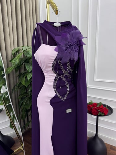 فستان موف راقي