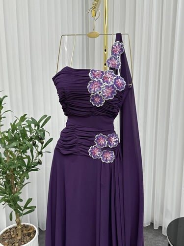 فستان موف راقي