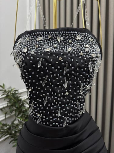 فستان ميكادو تطريز يدوي