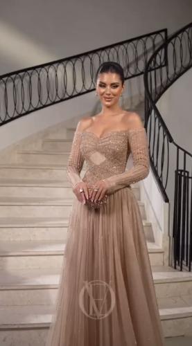 فستان سهره تطريز يدوي