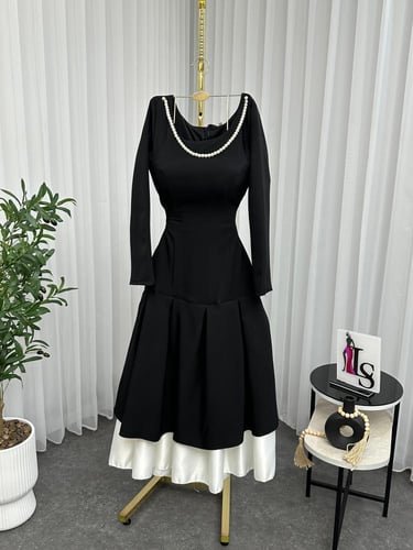 فستان اسود لول