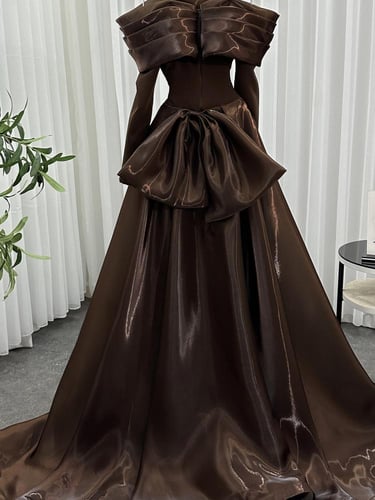 فستان سهره باربي+كلفة مطرز