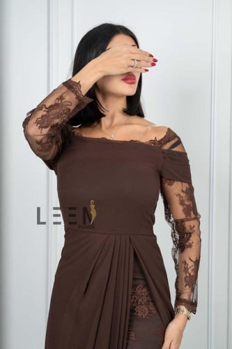 فستان موكا جورجيت