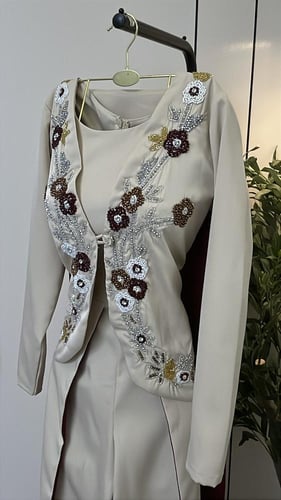 طقم سهرة تطريز يدوي