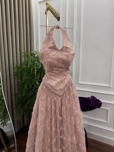 فستان سهره وردي