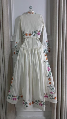 فستان سهره شانطون مطرز