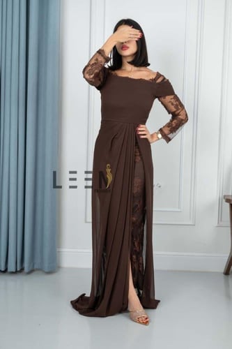 فستان موكا جورجيت