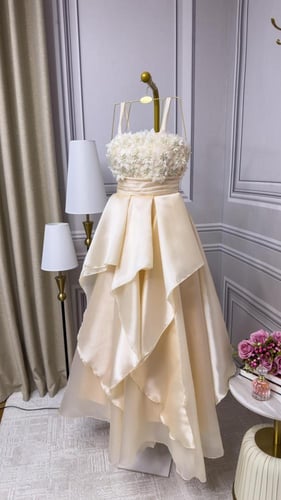 فستان ريماس ورود قص ليزر