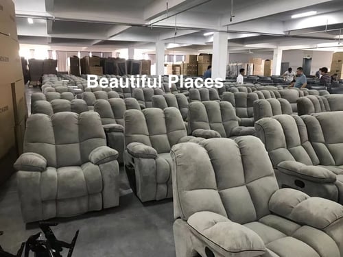 كنبه استرحاء مفرد صيني هزا ز & دوار اللون فيراني