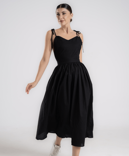Flora Dress - Black