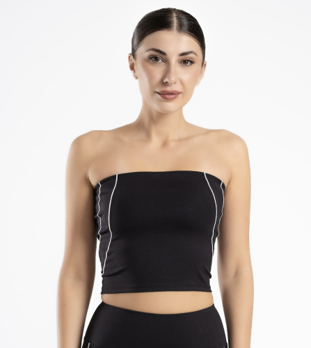 Sports Tube Top - Black