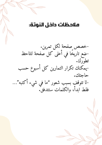 نوتة التشافي بالكتابة